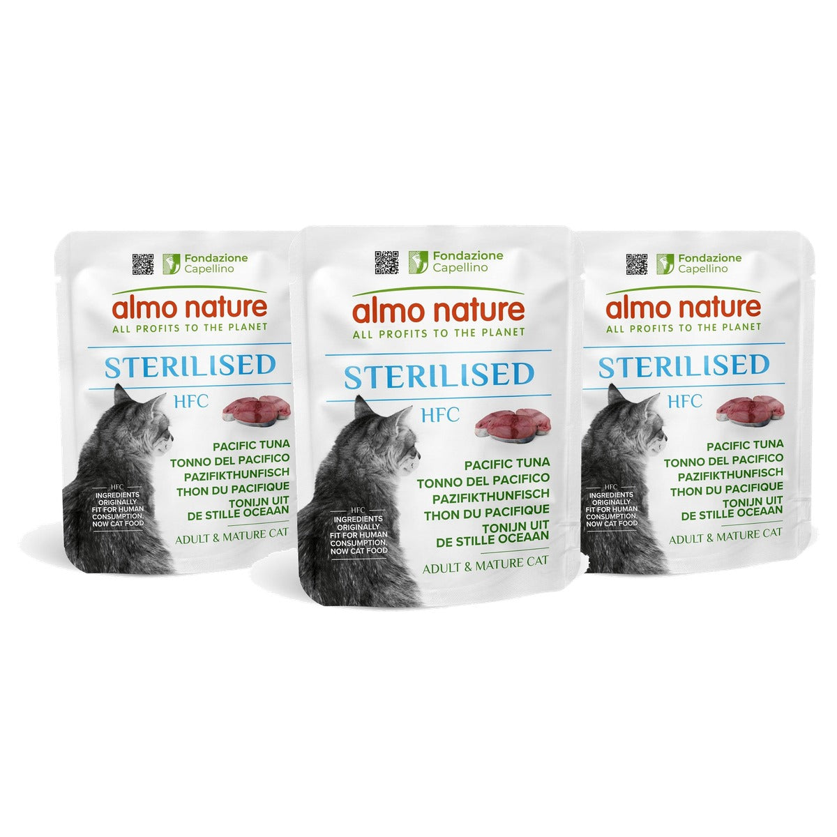 Almo Nature HFC Functional Sterilised Kattenvoer Pacifische Tonijn 24 x 50 g - 3-pack