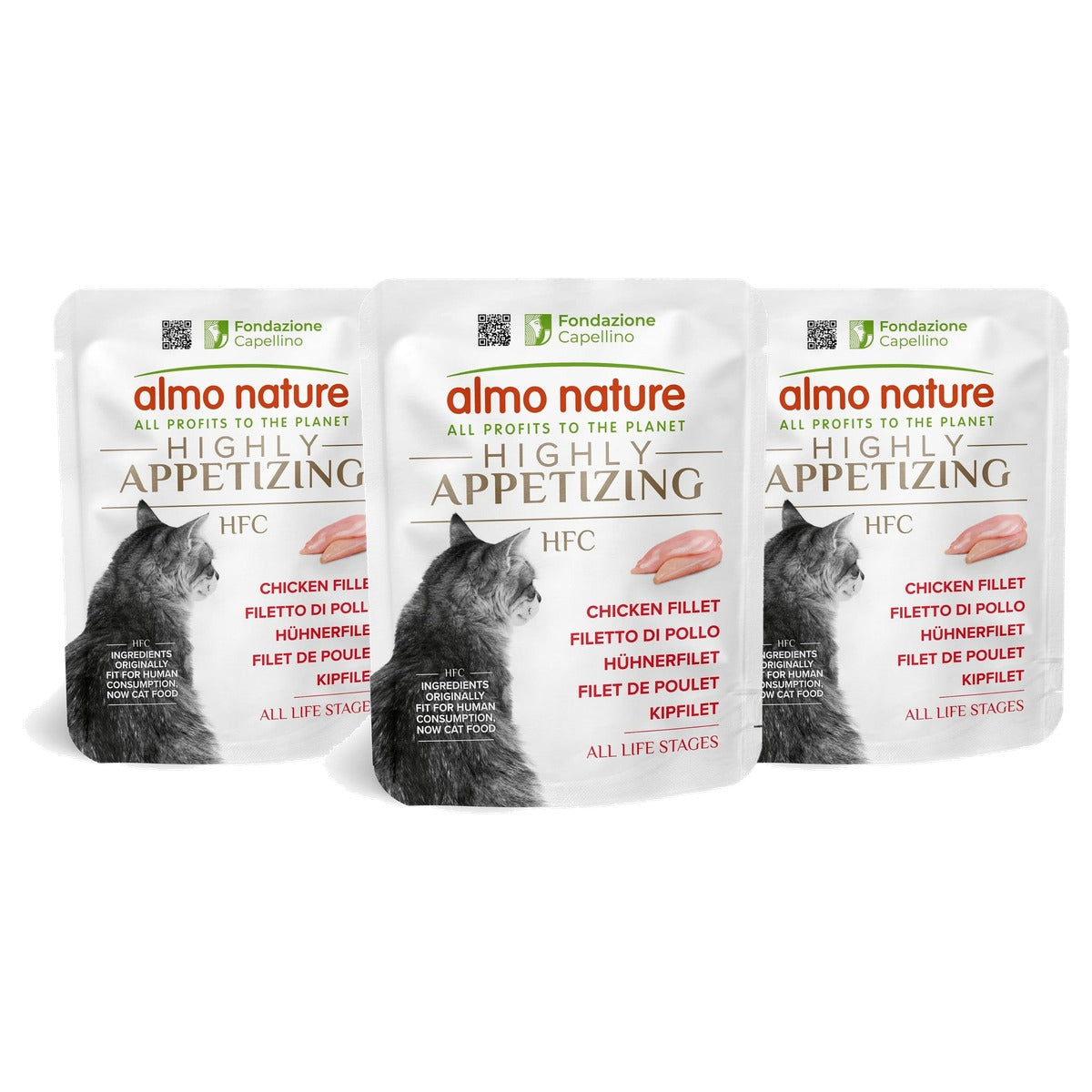 Almo Nature HFC Highly Appetizing Kattenvoer Kip 24 x 50 g - 3-pack