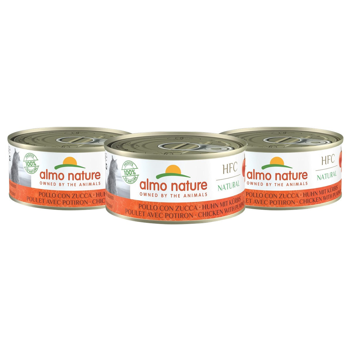 Almo Nature HFC Natural Kattenvoer Tonijn en Kip 24 x 150 g - 3-pack