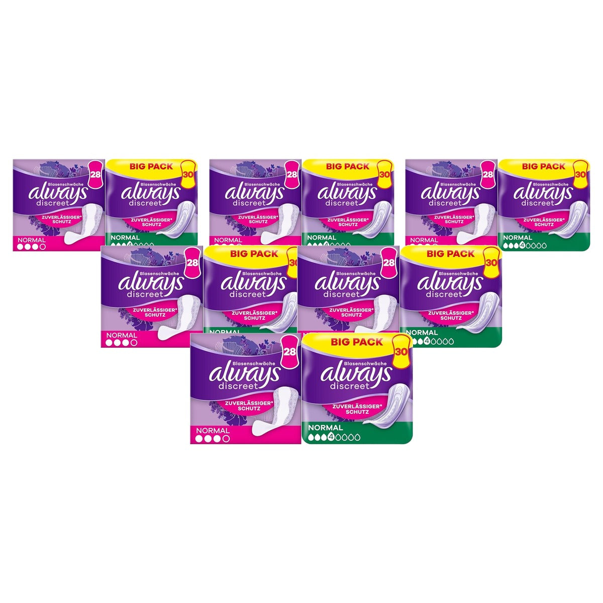 Always Discreet Ultieme dag & nacht 48+48 inlegzolen - 6-pack