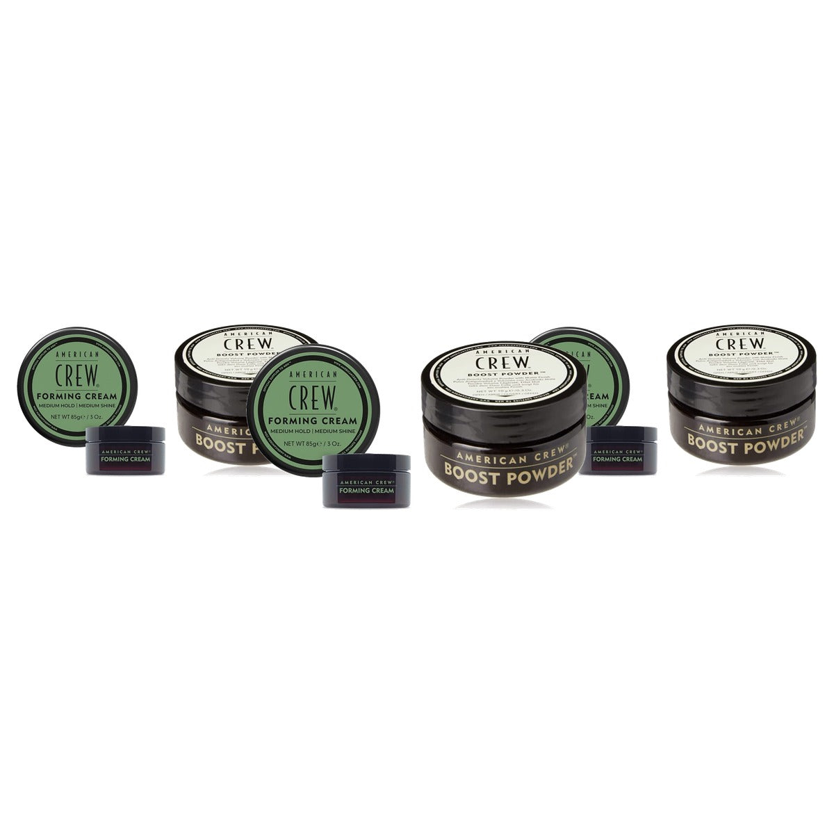 American Crew Classic Forming Cream 85 g & Classic Boost Powder 10 g - 3-pack