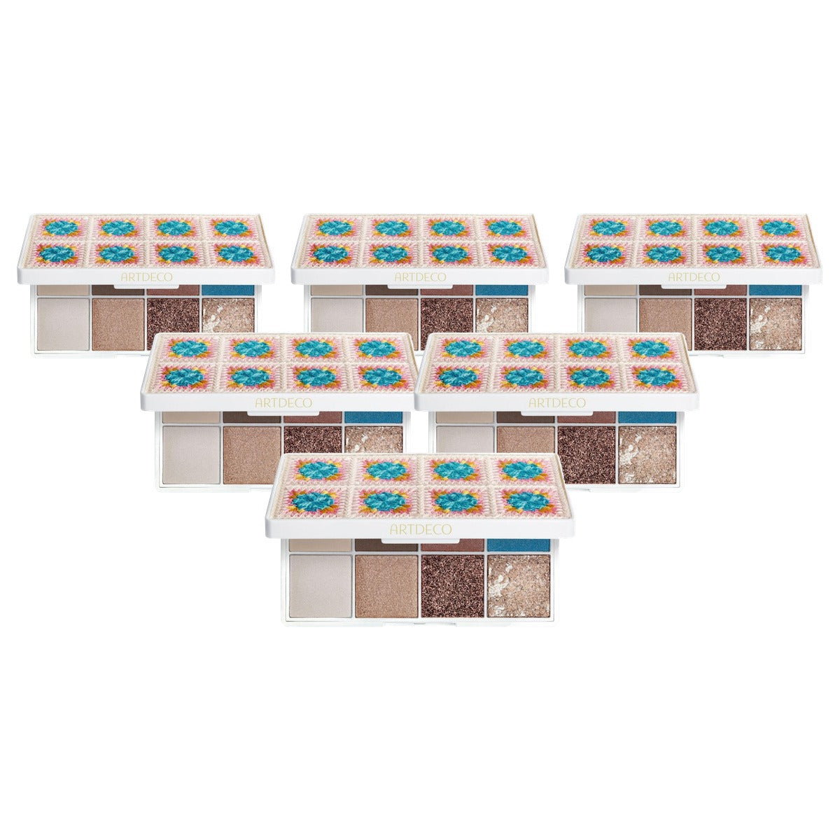 Artdeco Oogschaduwpalet 8 kleuren 1 stuk - 6-pack