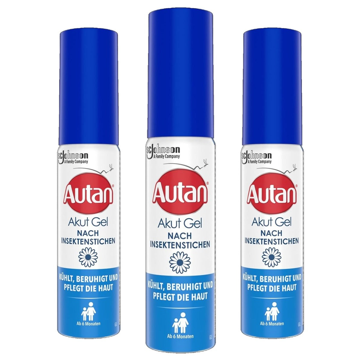 Autan Akut Gel 3 x 25 ml - Voordeelverpakking