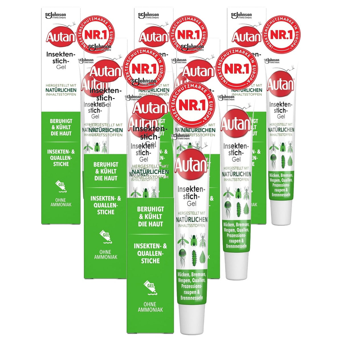 Autan Insectensteekgel verkoelend en kalmerend 6 x 20 ml - Voordeelverpakking