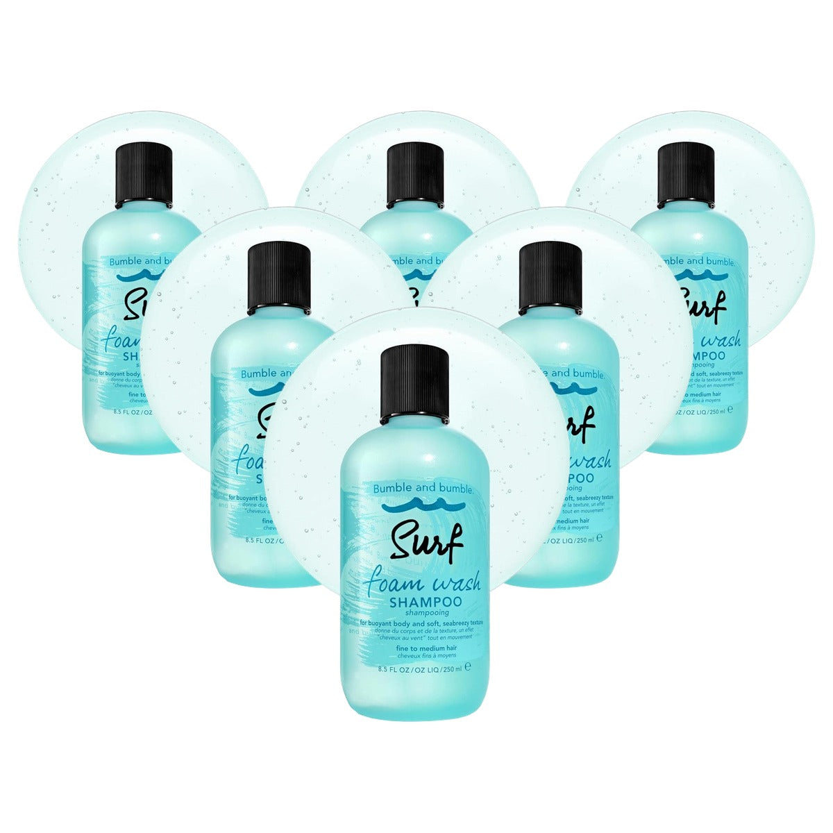 Bumble and bumble Surf Foam Wash Textuurshampoo - 6-pack