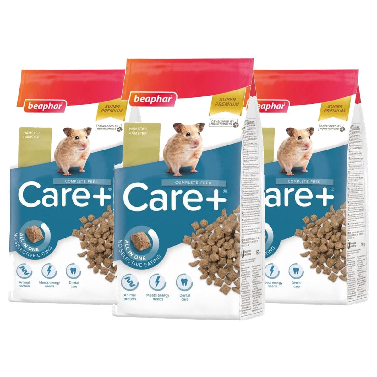 Beaphar Care+ hamstervoer 700 g - 3-pack