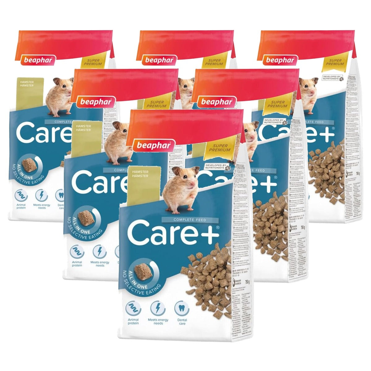 Beaphar Care+ hamstervoer 700 g - 6-pack