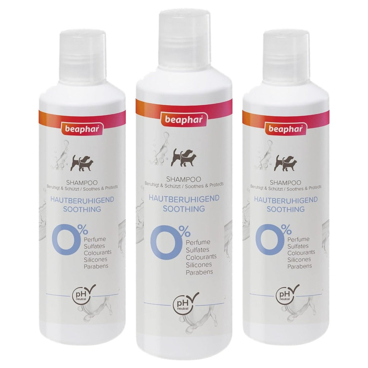 Beaphar Huidkalmerende shampoo hond en kat - 250 ml - 3-pack