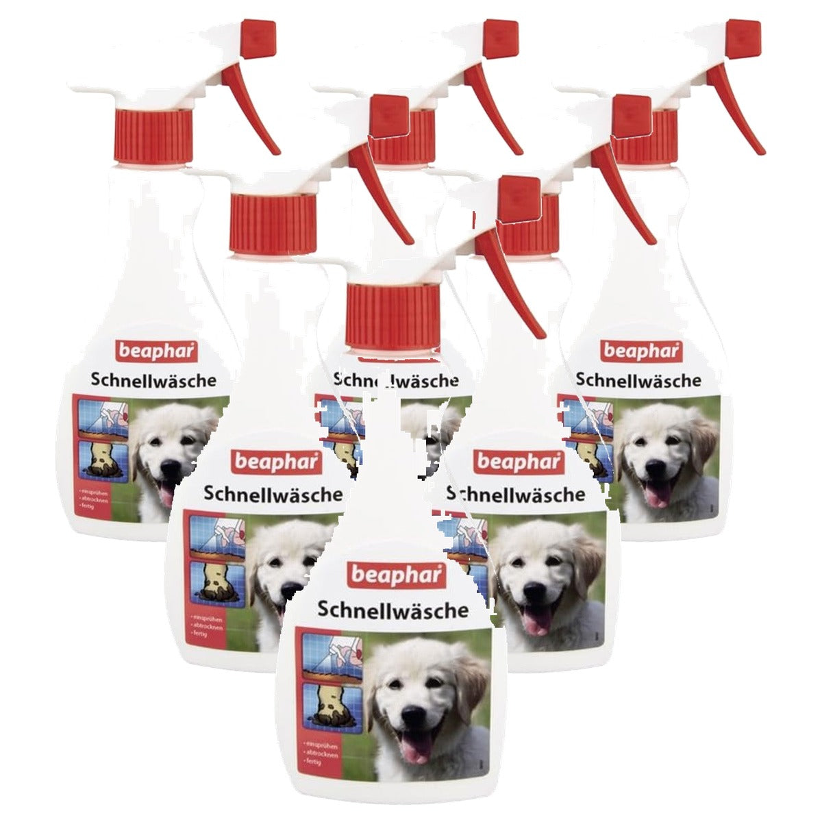Beaphar Snel Wassen spray voor honden 250 ml - 6-pack