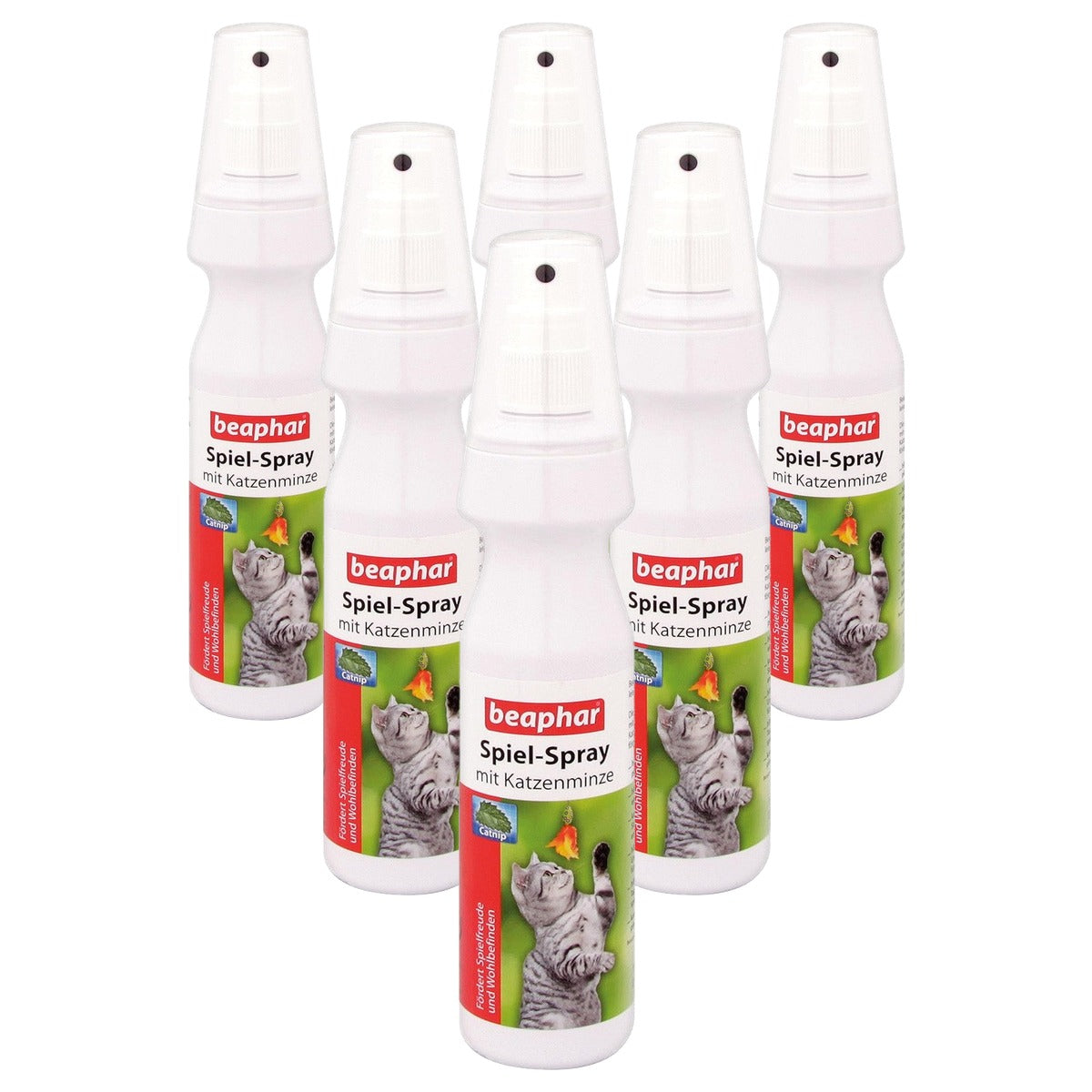 Beaphar Speelspray met kattenkruid voor katten - 150 ml - 6-pack