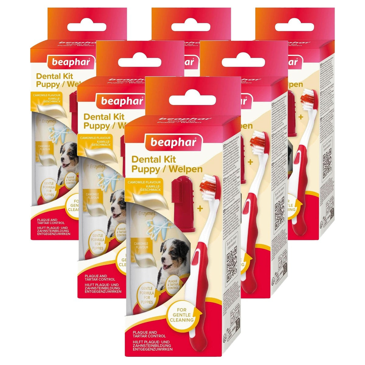 Beaphar Tandverzorgingsset voor puppy's - 6-pack