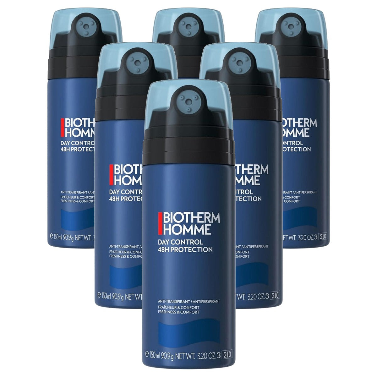 Biotherm Homme Day Control 48H Deodorant-Spray 150 ml - 6-pack