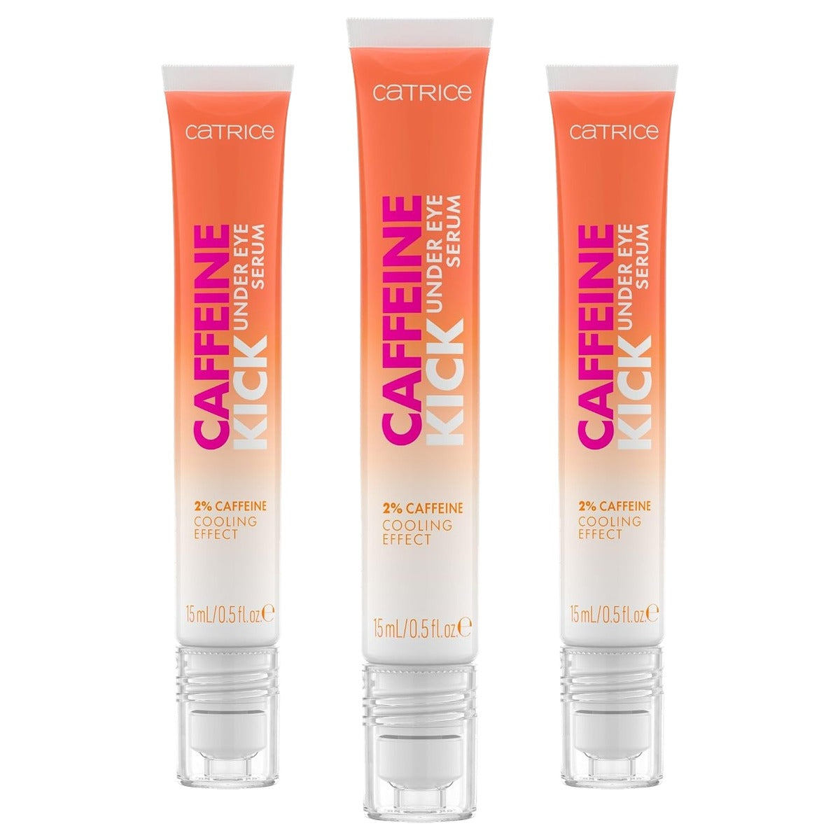 Catrice CaffeinKick Under Eye Serum oogverzorging 15 ml - 3-pack