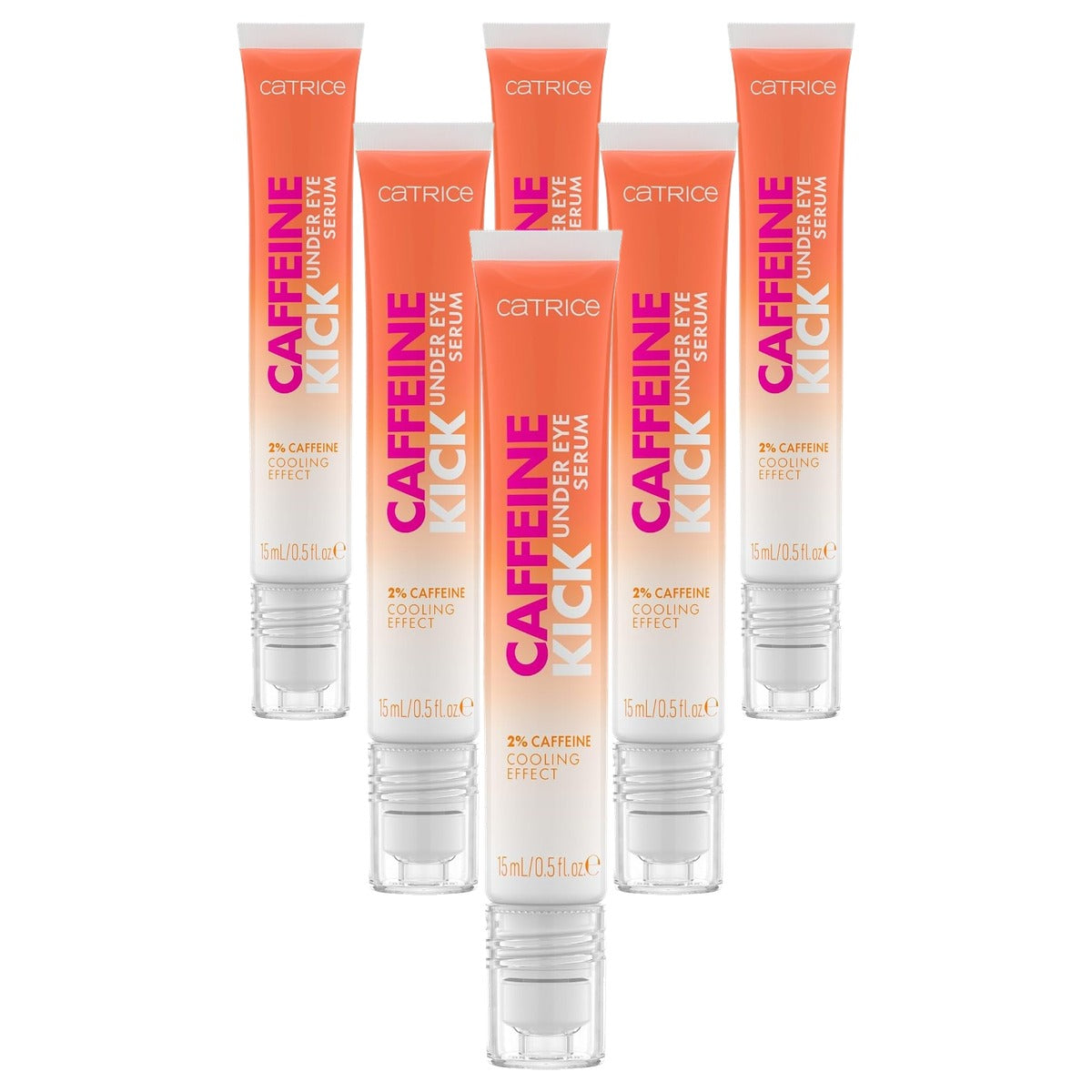 Catrice CaffeinKick Under Eye Serum oogverzorging 15 ml - 6-pack