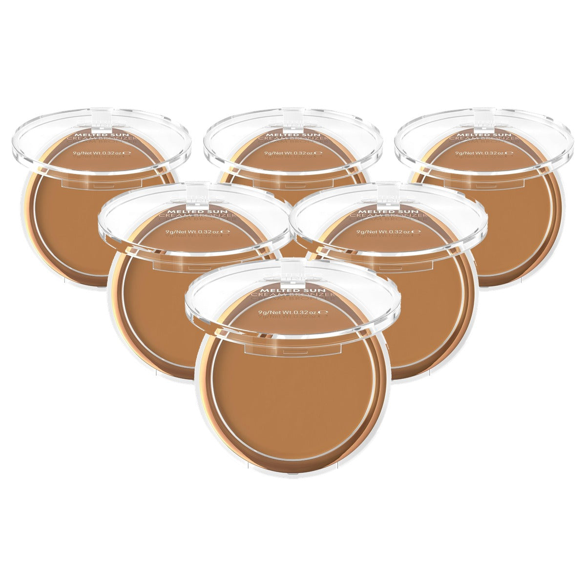 Catrice Cosmetics Melted Sun Cream Bronzer 020 bruin 9 g - 6-pack