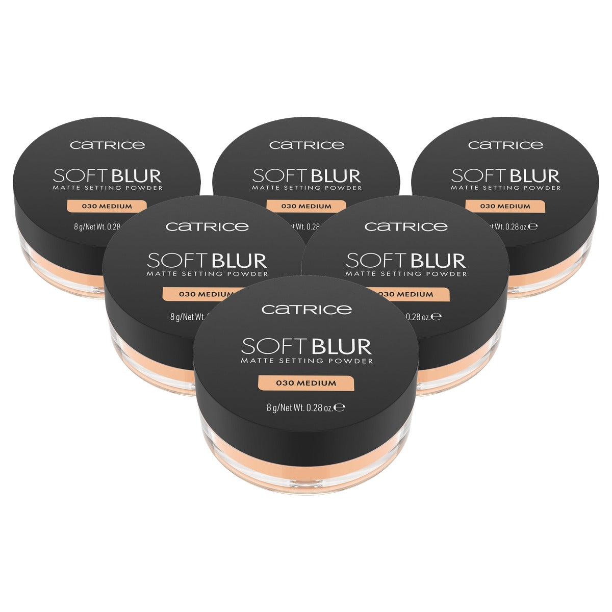 Catrice Cosmetics Soft Blur Matte Setting Powder 030 8 g - 6-pack