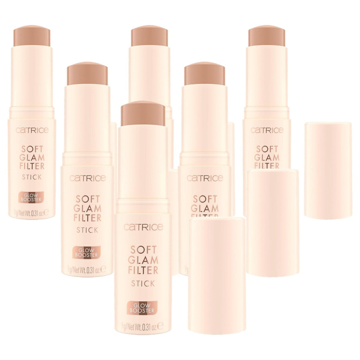Catrice Soft Glam Filter Stick 015 nude - 6-pack