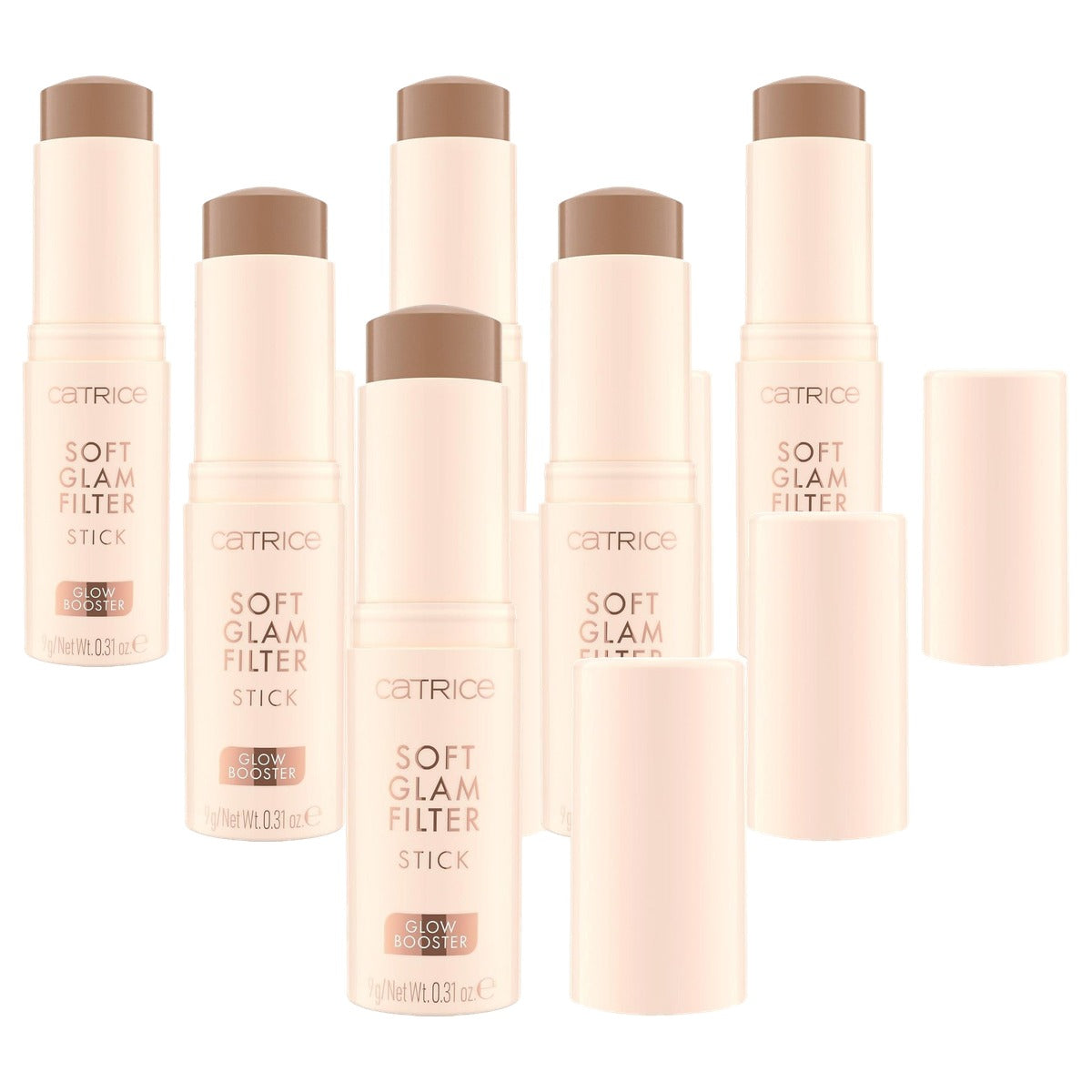 Catrice Cosmetics Soft Glam Filter Stick basis 020 nude - 6-pack