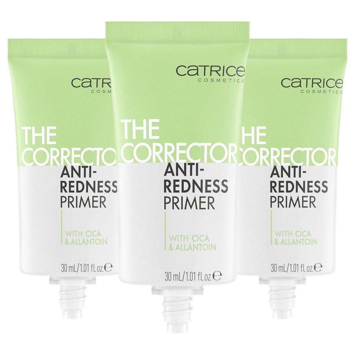 Catrice Cosmetics The Corrector Anti-Redness Primer groen 30 ml - 3-pack