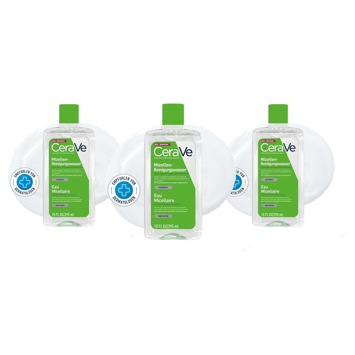 CeraVe Micellair Water en Make-up Remover 295 ml - 3-pack