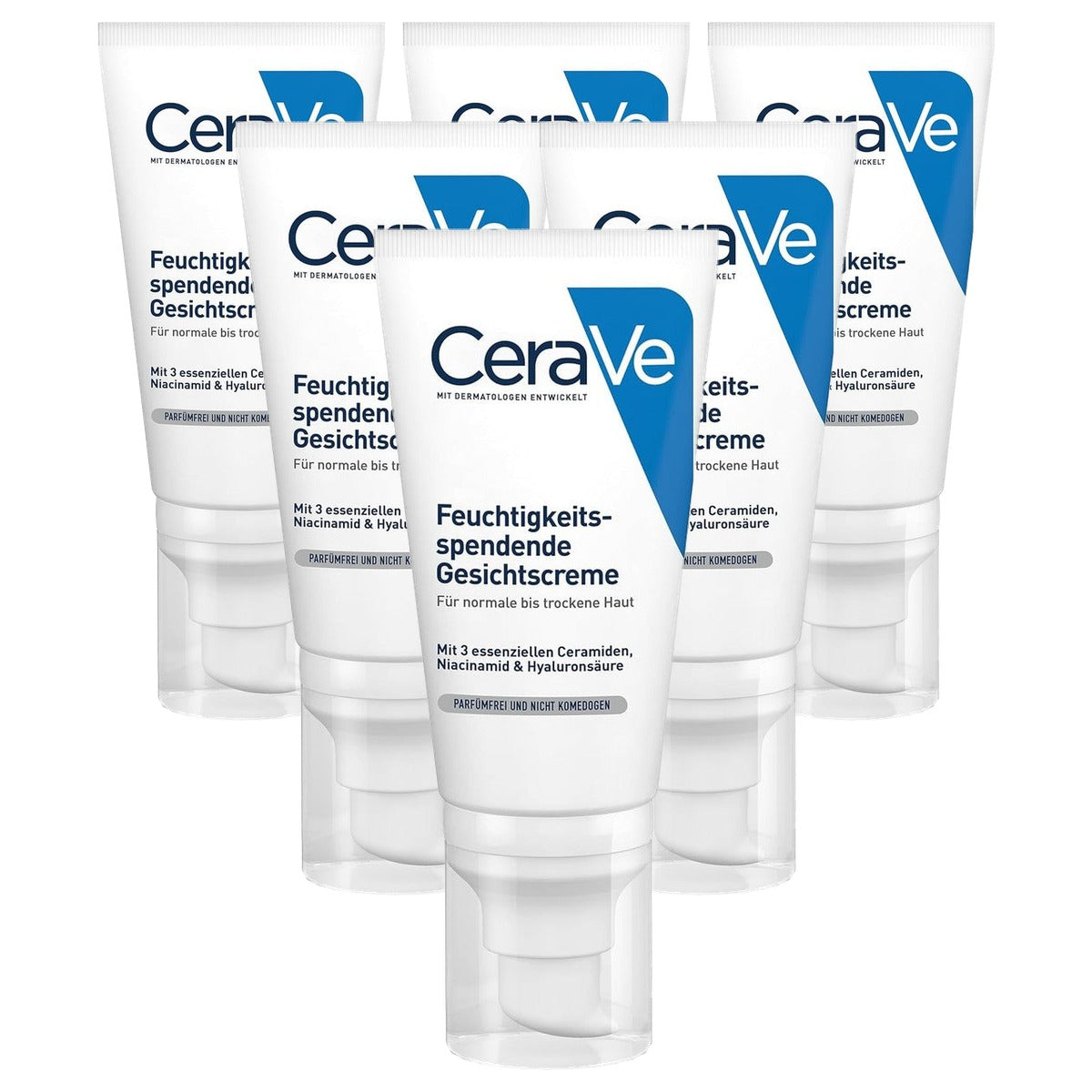 CeraVe Vochtinbrengende Nachtcrème voor Normale tot Droge Huid 52 ml - 6-pack