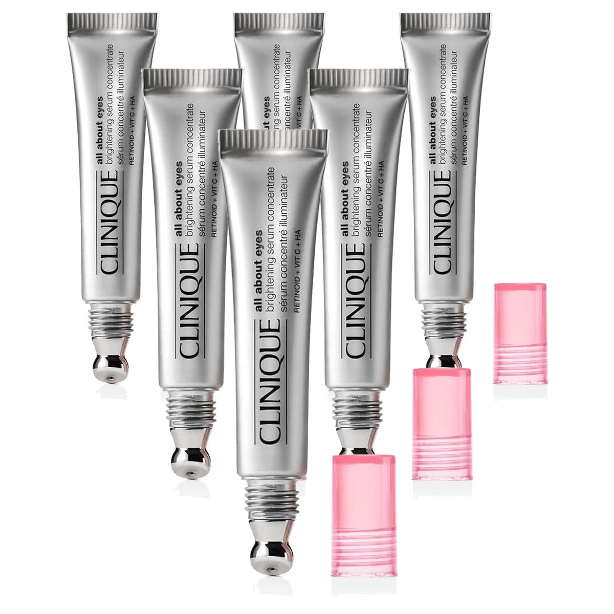 Huishoudvoordeel Clinique All About Eyes Brightening Serum Concentrate 10 ml - 6 stuks