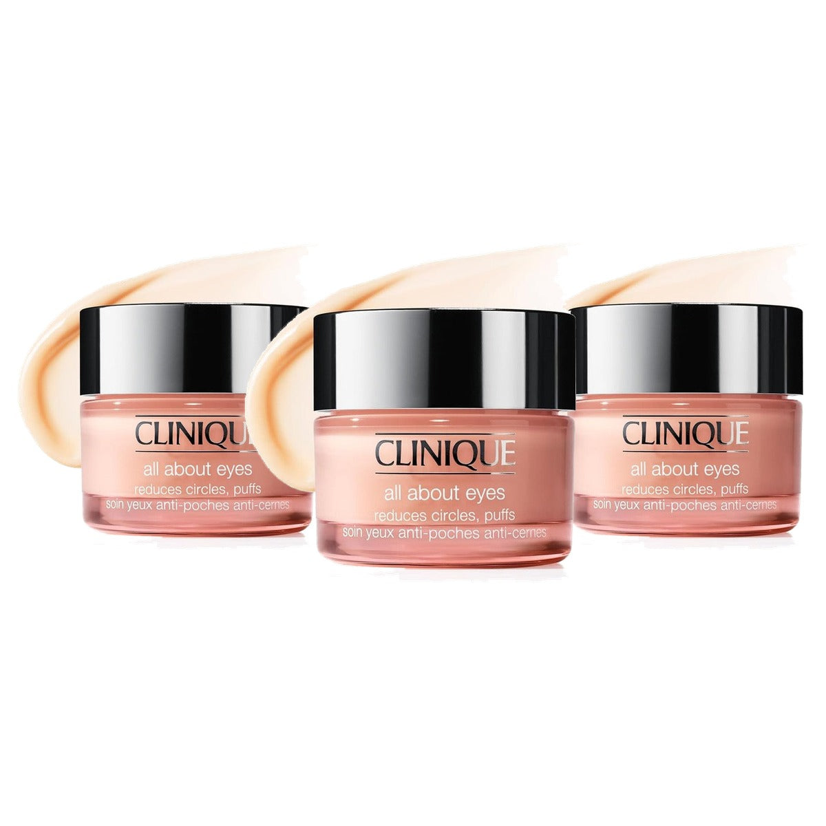 Clinique All About Eyes™ Eye Cream With Vitamin C - 3 stuks