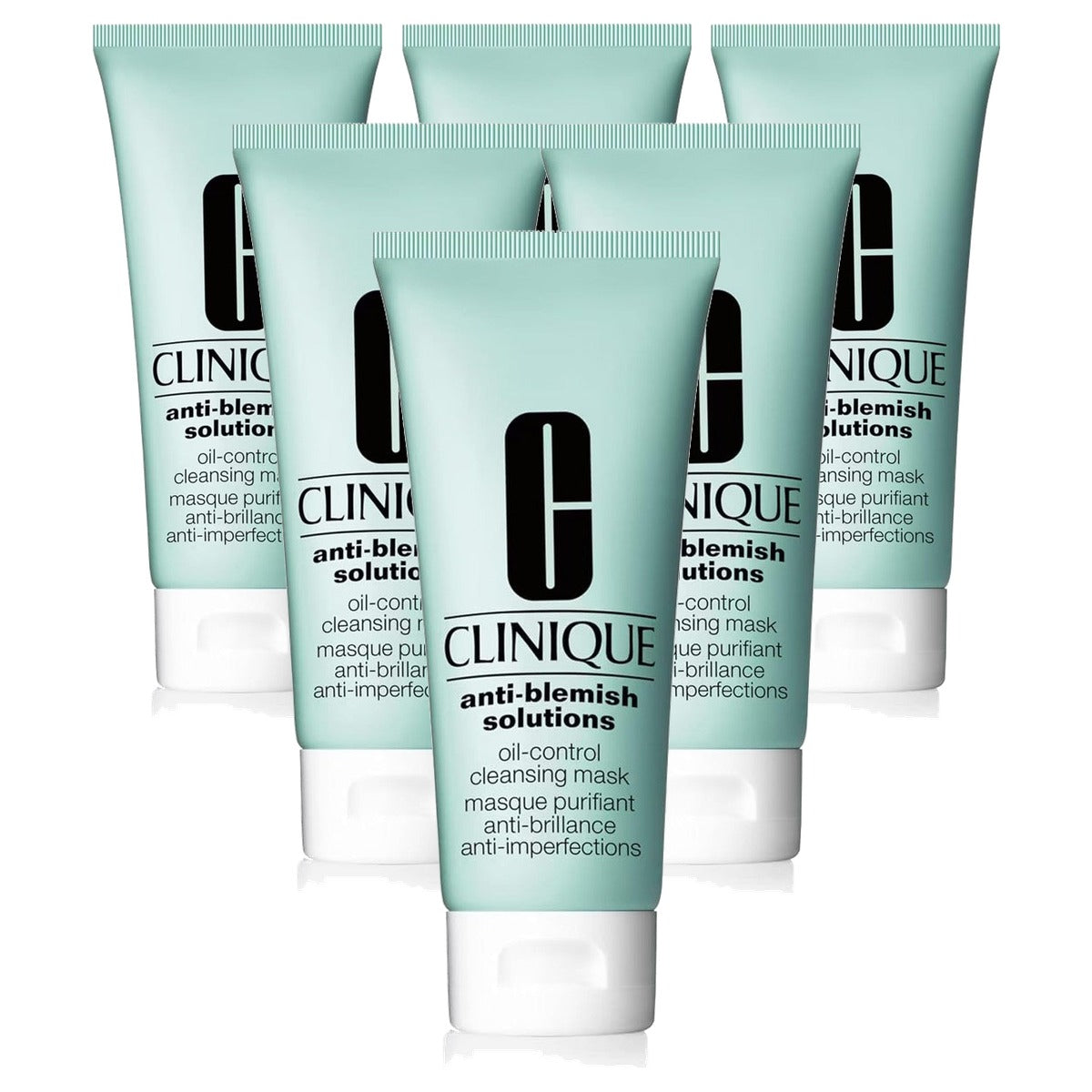 Huishoudvoordeel Clinique Anti-Blemish Solutions Oil-Control Mask 100 ml - 6 stuks