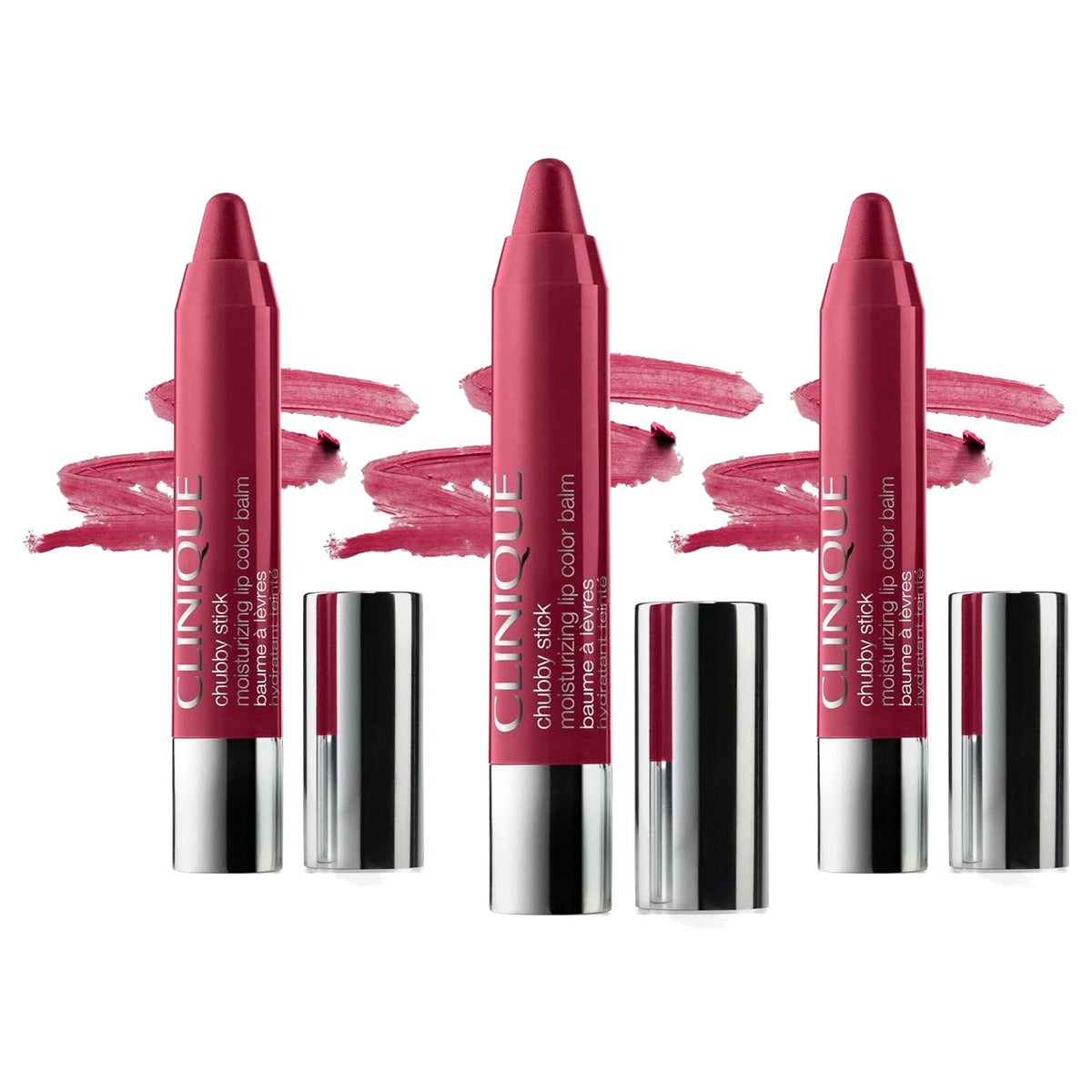 Huishoudvoordeel Clinique Chubby Stick™ Moisturizing Lip Colour Balm 3 stuks