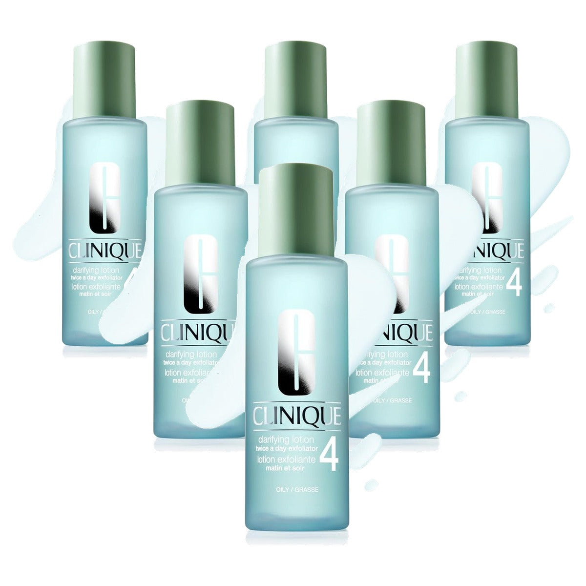 Clinique Clarifying Lotion 4 voor vette huid 200 ml - 6 stuks