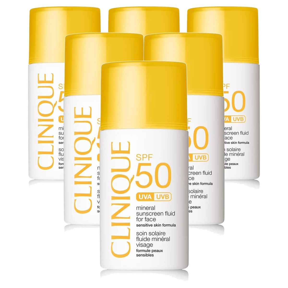 Clinique Face Mineral Liquid SPF 50 30 ml - 6 stuks