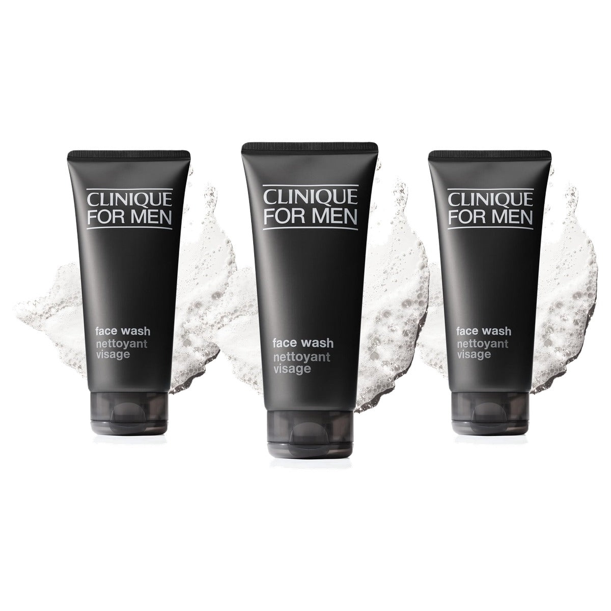 Clinique For Men Face Wash 200 ml - 3 stuks