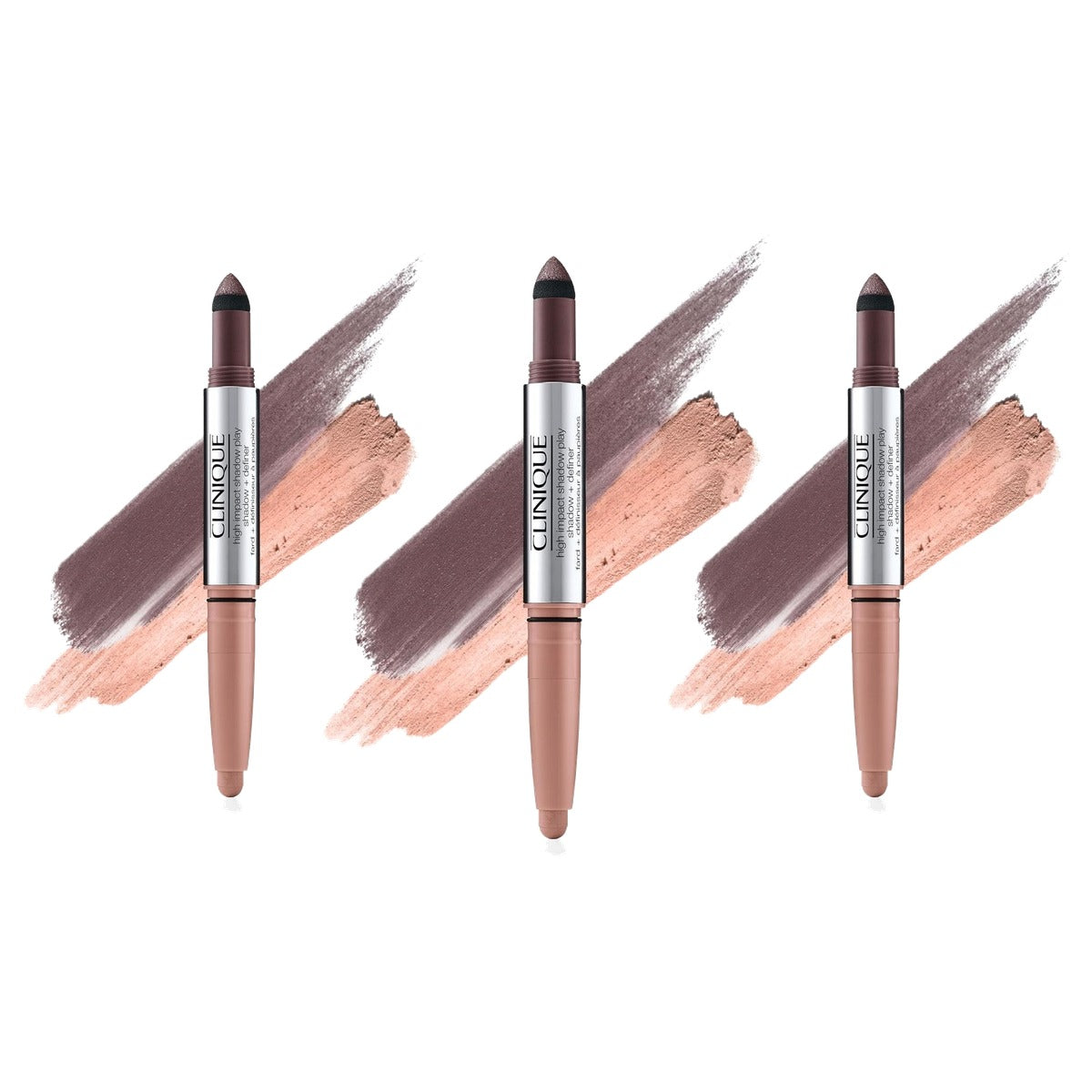 Huishoudvoordeel Clinique High Impact™ Shadow + Definer 2-in-1 - 3 stuks
