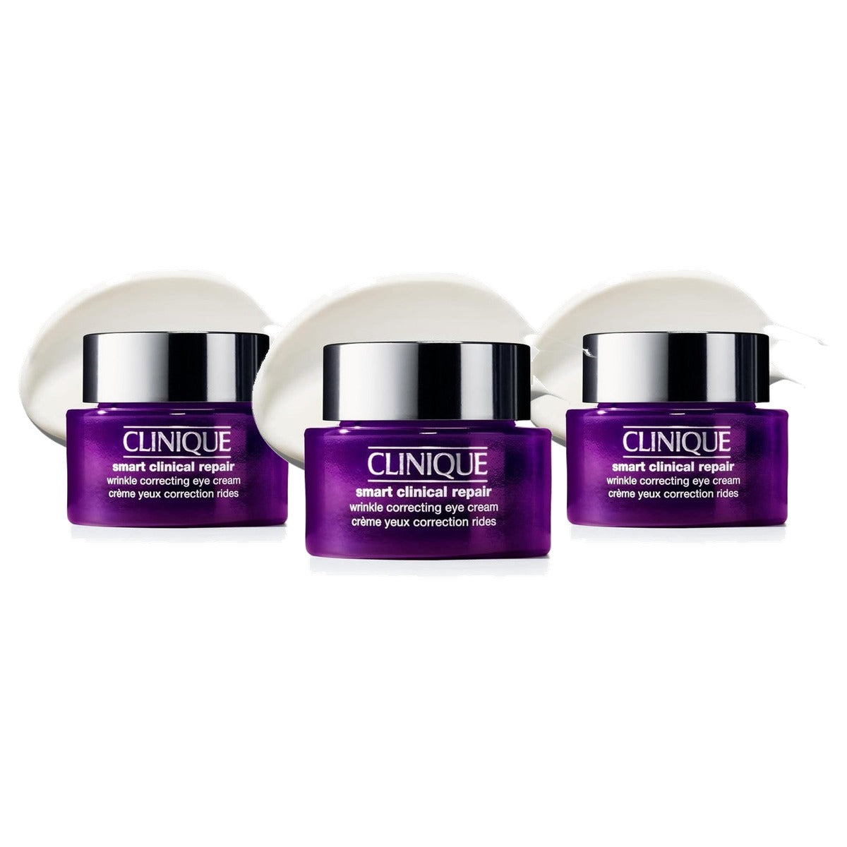 Huishoudvoordeel Clinique Smart Clinical Repair Wrinkle Correcting Eye Cream 3 stuks