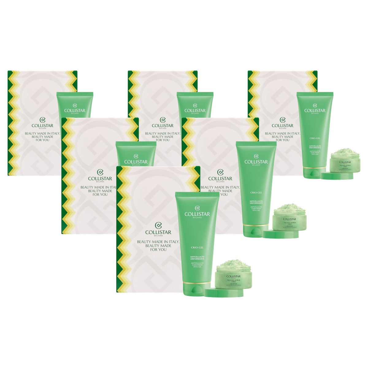Collistar Geschenkdoos voor het Lichaam met Crio-Gel en Talasso Peeling - 6-pack