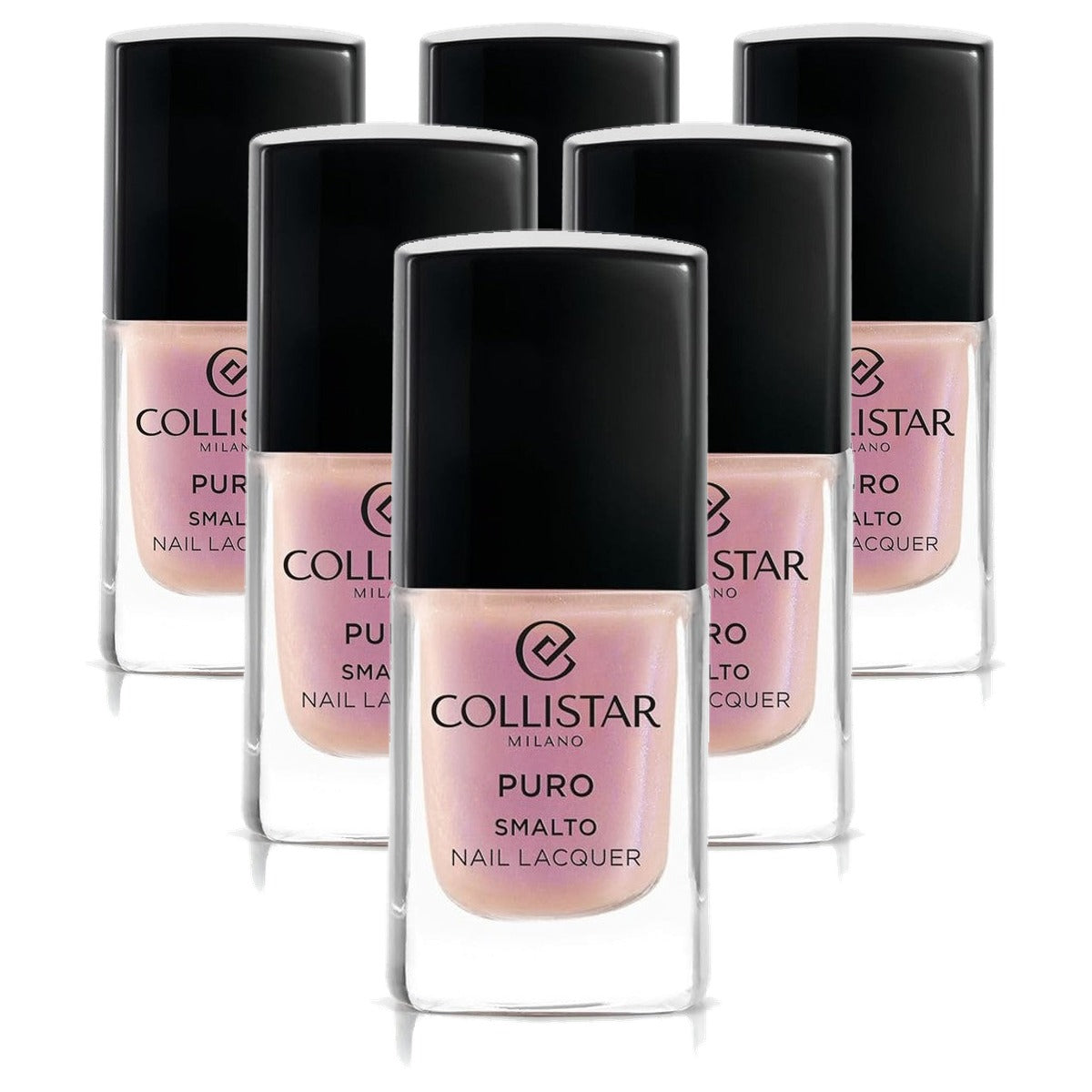 Collistar Puro Nail Lacquer Nagellak nr. 922 Porcellana Fucsia 10 ml - 6-pack