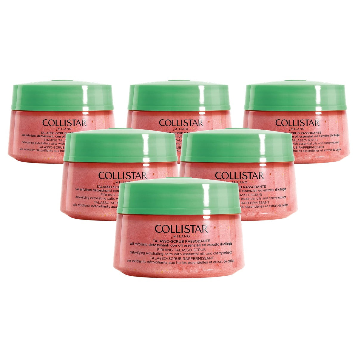 Collistar Verstevigende Thalasso-Peeling met Rood Zout uit Hawaï 300 g - 6-pack