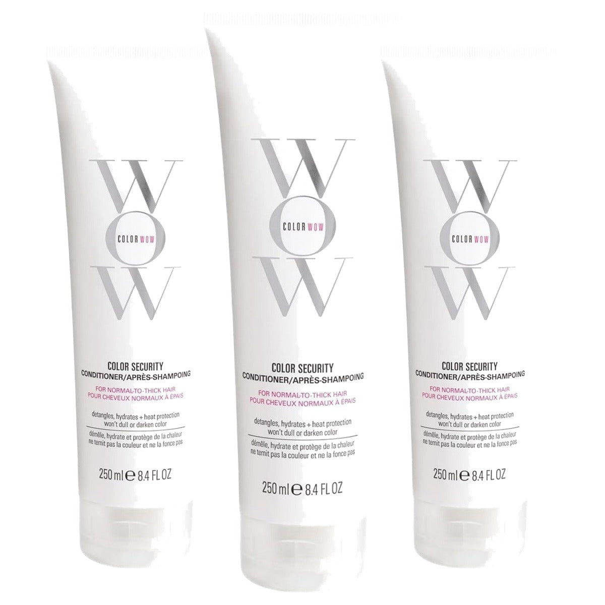 Color Wow Color Security Conditioner voor Normaal tot Dik Haar 250 ml - 3-pack