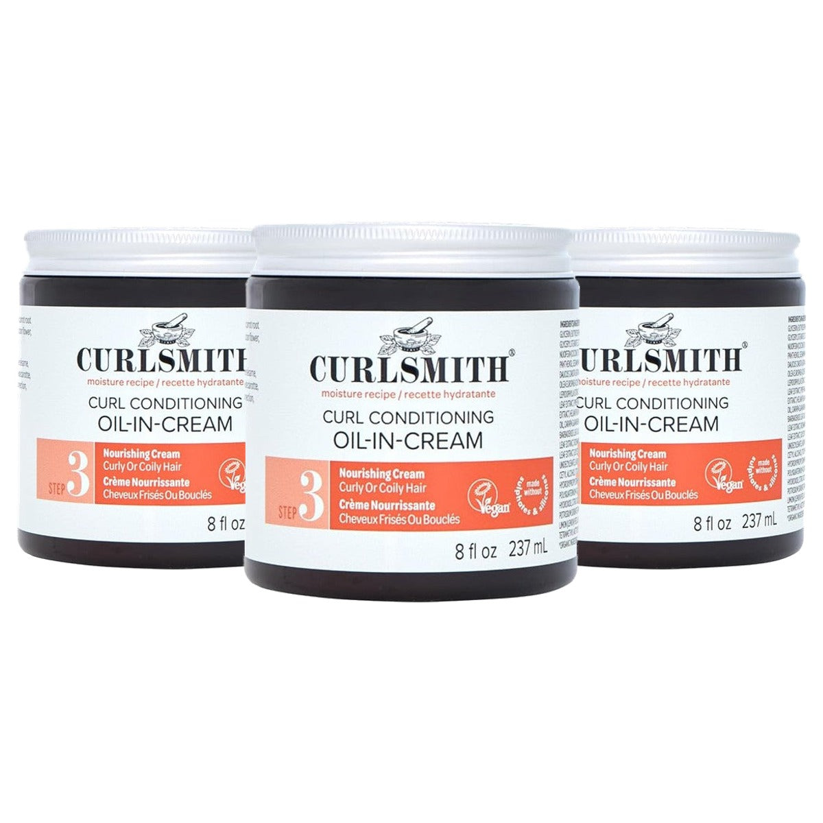 Curlsmith Curl Conditioning Oil-in-Cream - 3-pack
