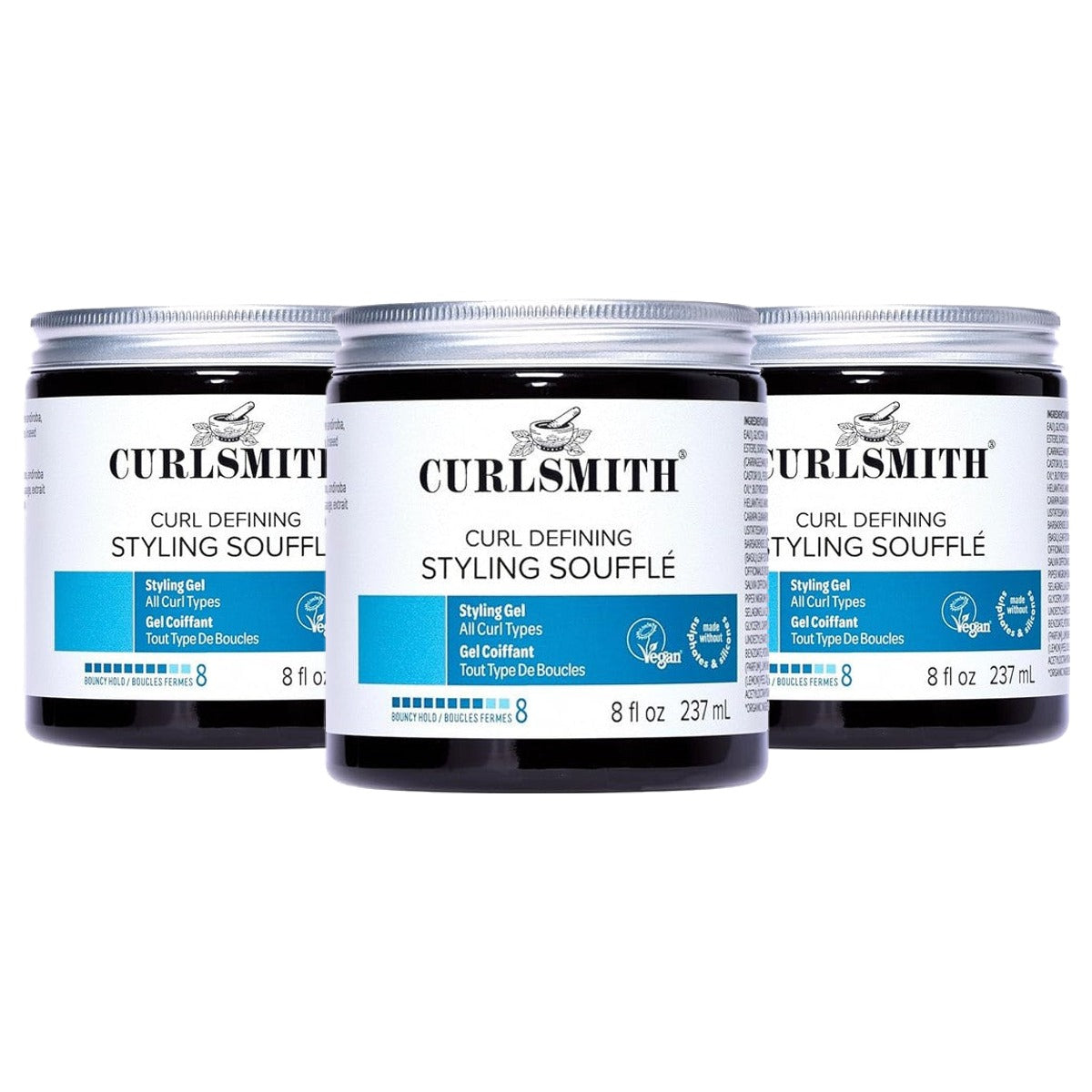 Curlsmith Curl Defining Styling Soufflé - 3-pack