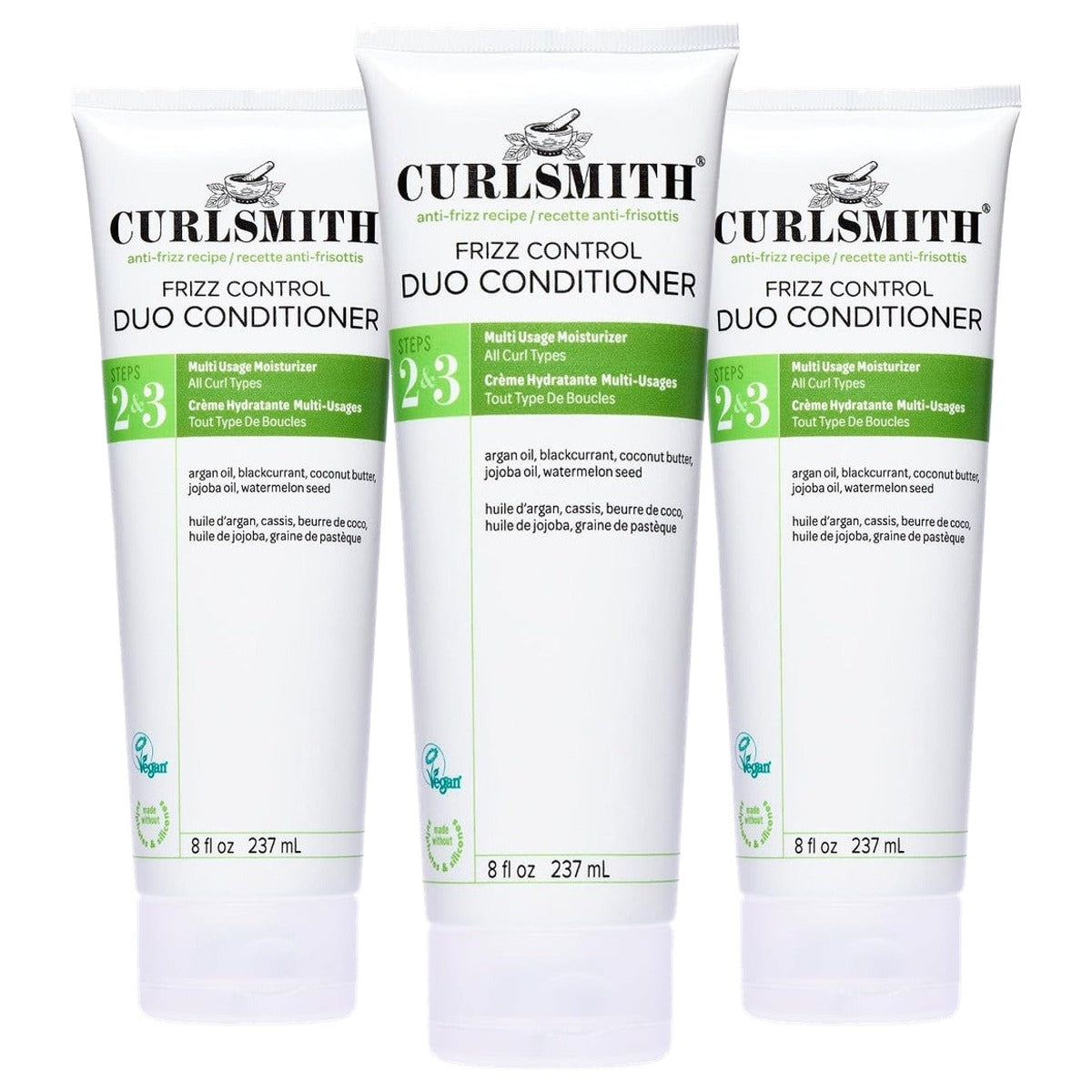 Curlsmith Frizz Control Duo Conditioner - 3-pack