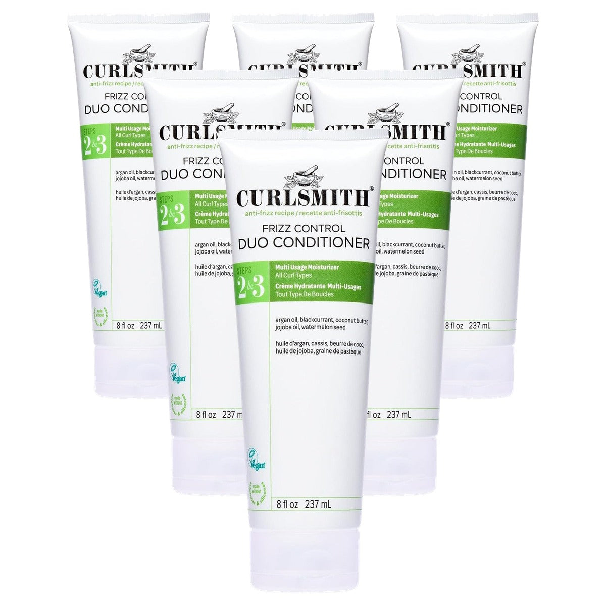 Curlsmith Frizz Control Duo Conditioner - 6-pack