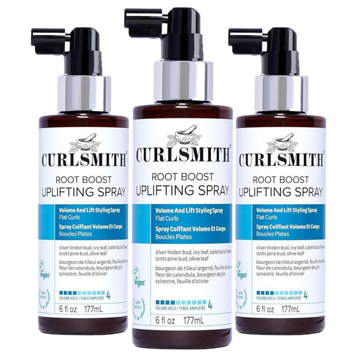 Curlsmith Root Boost Uplifting Spray - 3-pack