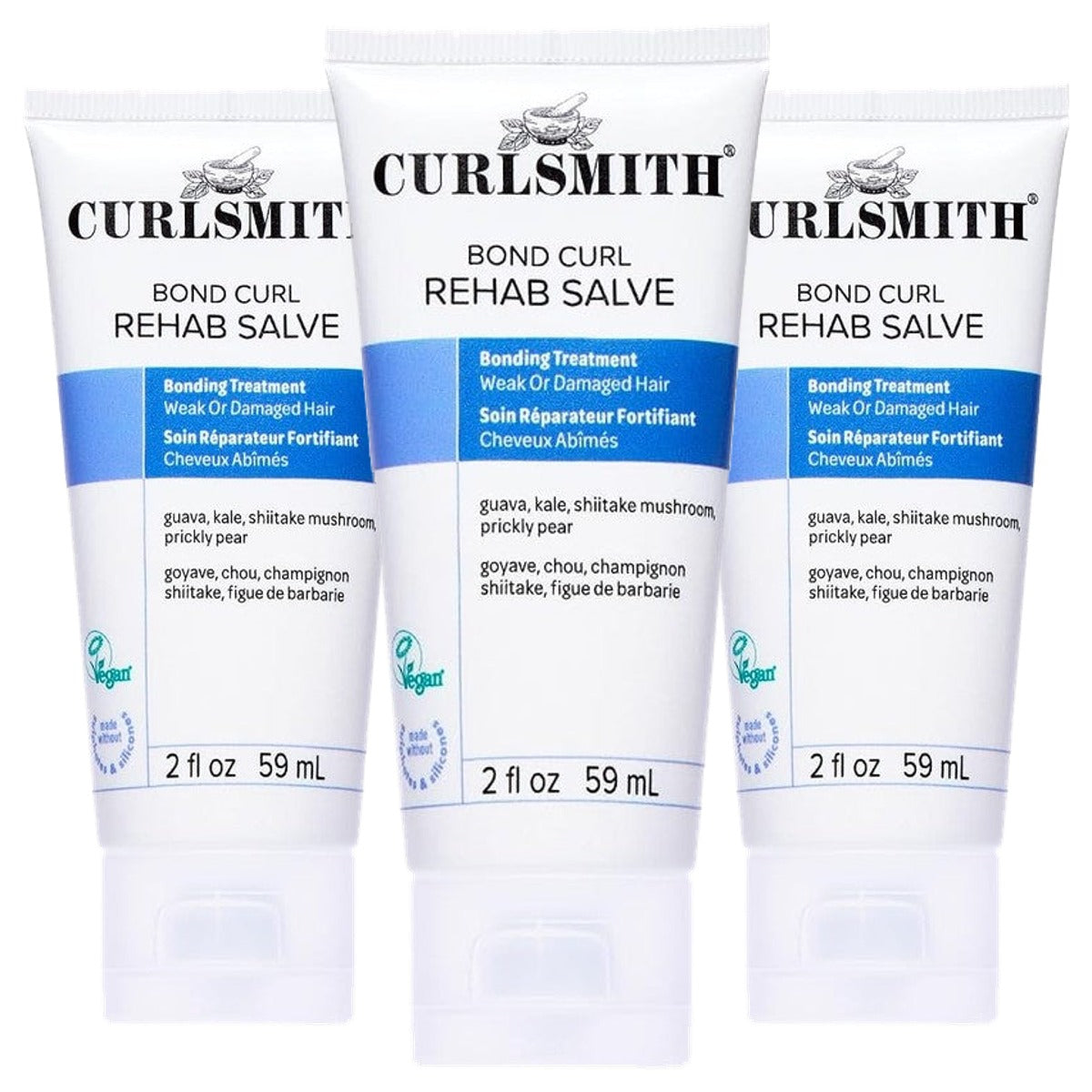 Curlsmith Shape Up Aqua Gel Stylinggel voor Beschadigd Haar 59 ml - 3-pack