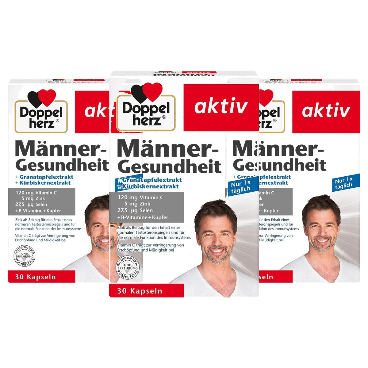 Doppelherz Mannengezondheid Capsules 30 stuks - 3-pack
