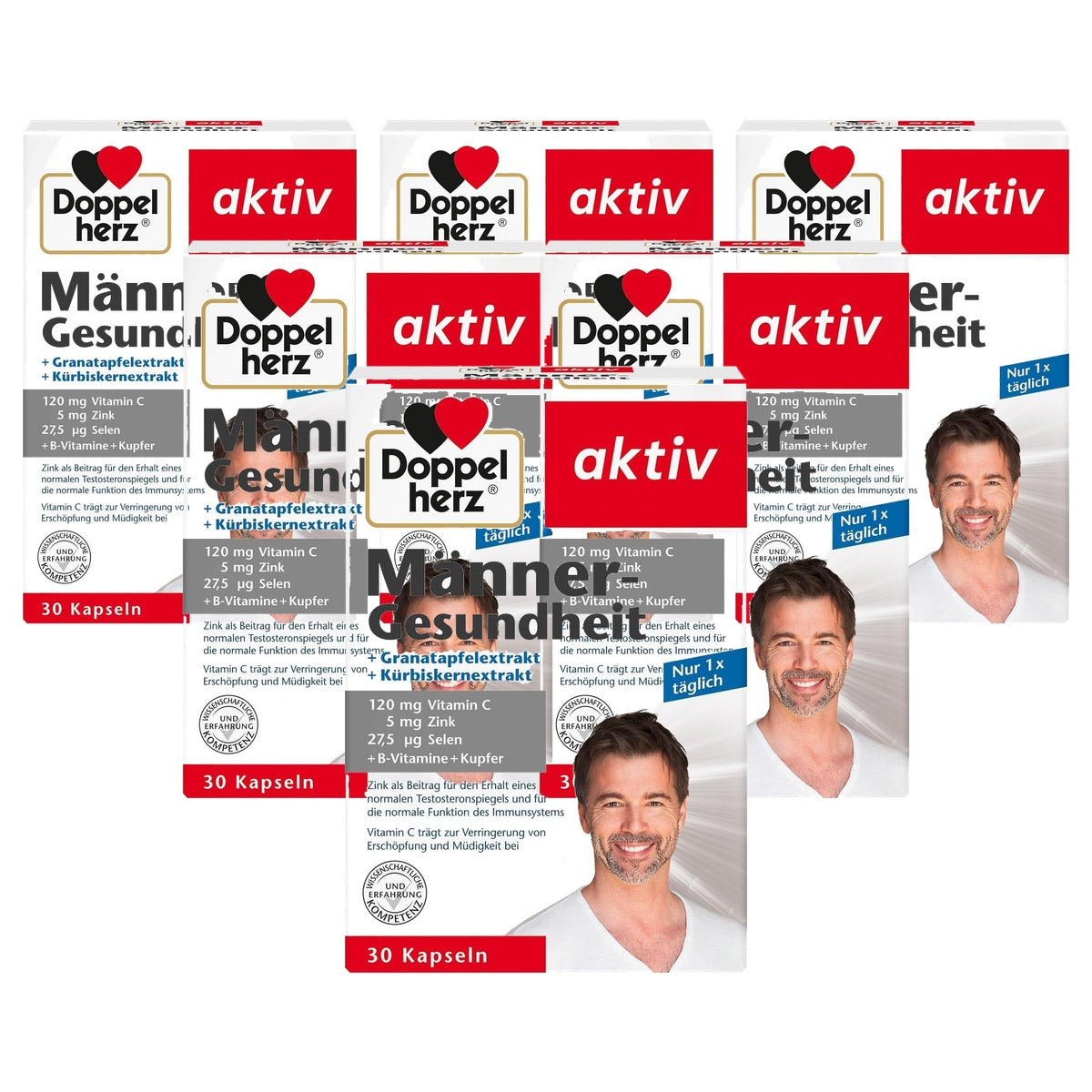 Doppelherz Mannengezondheid Capsules 30 stuks - 6-pack