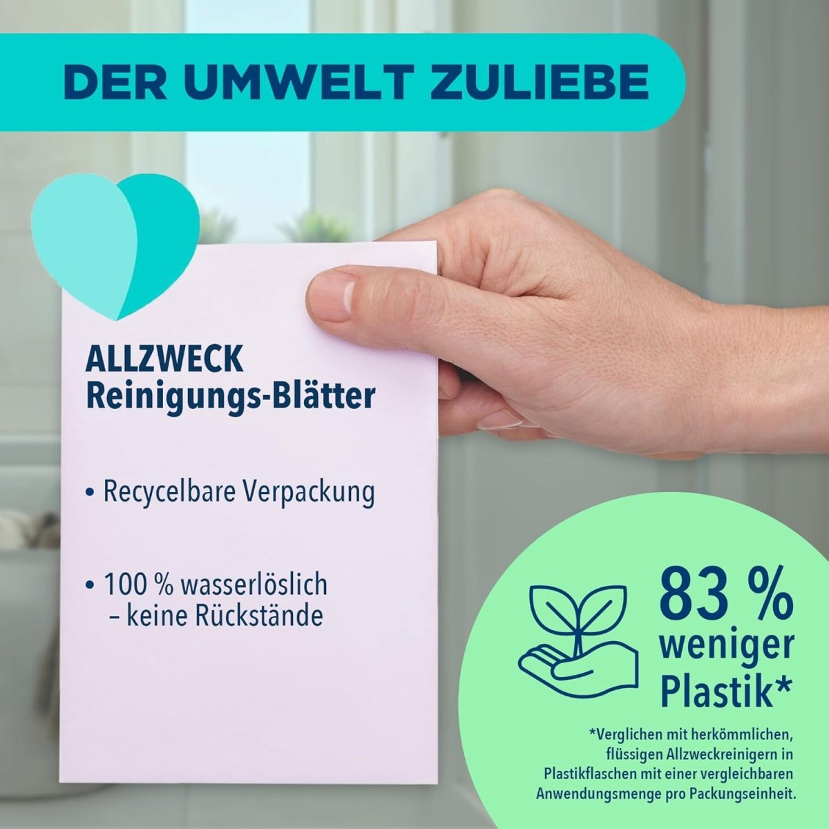 Dr. Beckmann Allesreiniger Magic Leaves Reinigingsbladen Spring Fresh 20 vellen door Huishoudvoordeel nu bij Huishoudvoordeel