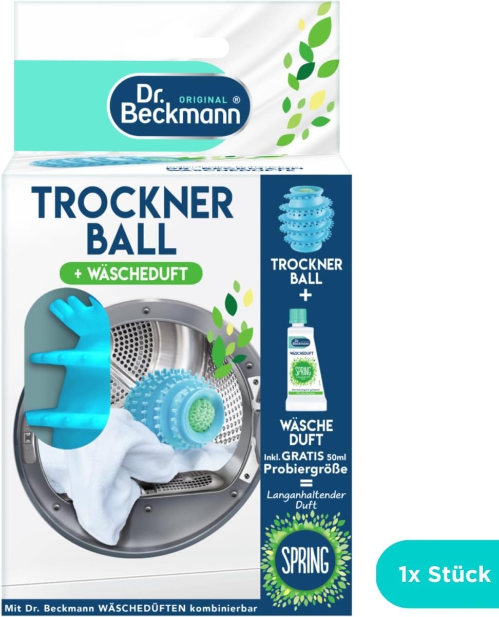 Dr. Beckmann Drogerbal Wasdrogerbal met Wasgeur Spring 50 ml door Huishoudvoordeel nu bij Huishoudvoordeel