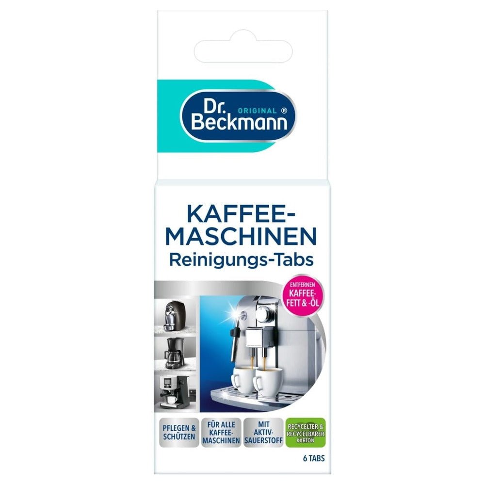 Dr. Beckmann Koffiemachine Reinigingstabletten 6 stuks door Huishoudvoordeel nu bij Huishoudvoordeel