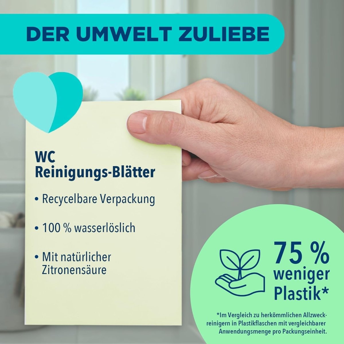 Dr. Beckmann Toilet Reinigingsbladen Citrus Sensation 20 vellen WC Reiniger door Huishoudvoordeel nu bij Huishoudvoordeel